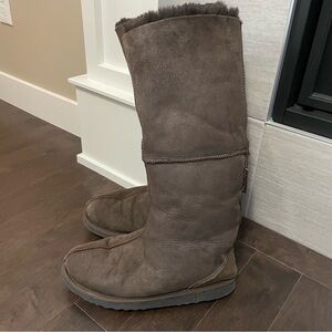 Clobber Australia UGG Chocolate Brown Australian Sheepskin Boots Women’s Size 10